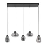 Hanglamp Reflexion 3078ZW Zwart E27 fitting 100cm breed