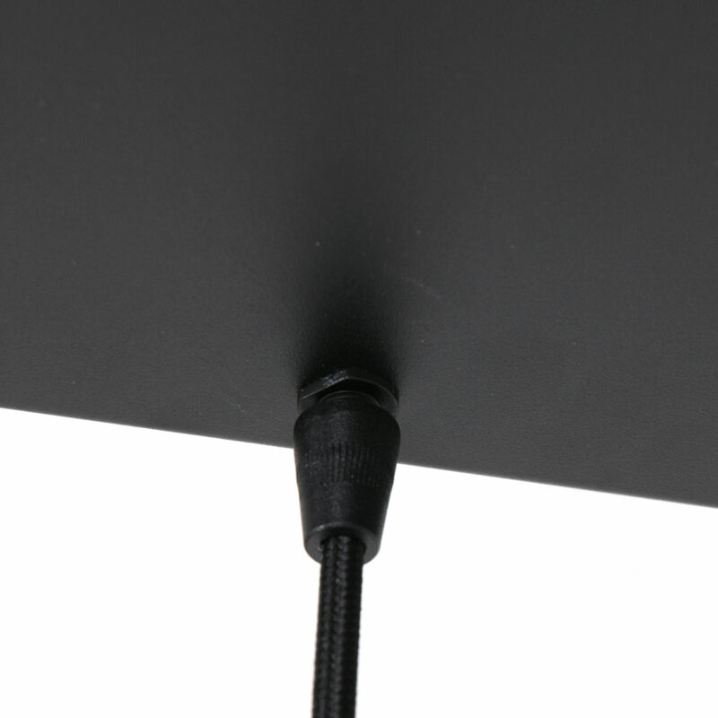 Hanglamp Reflexion 3078ZW Zwart E27 fitting 100cm breed - Afbeelding 19