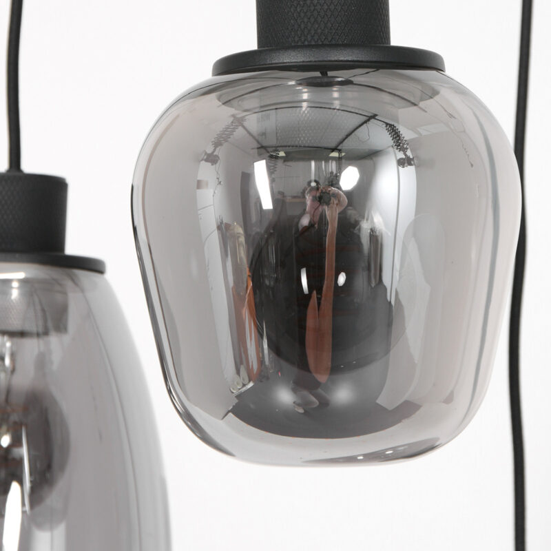 Hanglamp Reflexion 3079ZW Zwart 3 lichts E27 fitting - Afbeelding 13