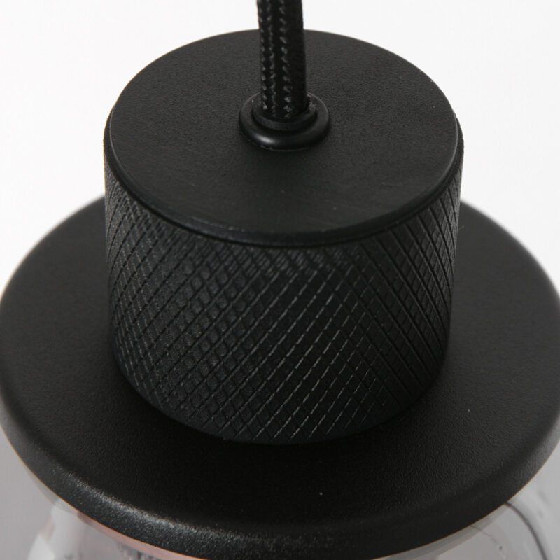 Hanglamp Reflexion 3079ZW Zwart 3 lichts E27 fitting - Afbeelding 15