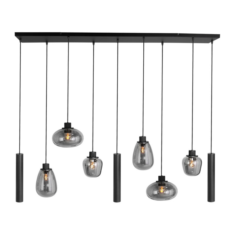 Hanglamp Reflexion 3796ZW Zwart met 3 lichtkokers GU10 - Afbeelding 2