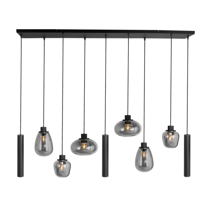 Hanglamp Reflexion 3796ZW Zwart met 3 lichtkokers GU10 - Afbeelding 9