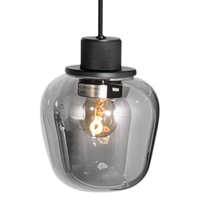 Hanglamp Reflexion 3796ZW Zwart met 3 lichtkokers GU10 - Afbeelding 11