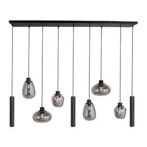 Hanglamp Reflexion 3796ZW Zwart met 3 lichtkokers GU10
