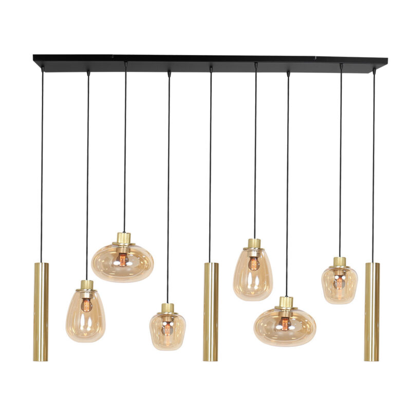 Hanglamp Reflexion 3797ME Messing met 3 lichtkokers GU10 - Afbeelding 2