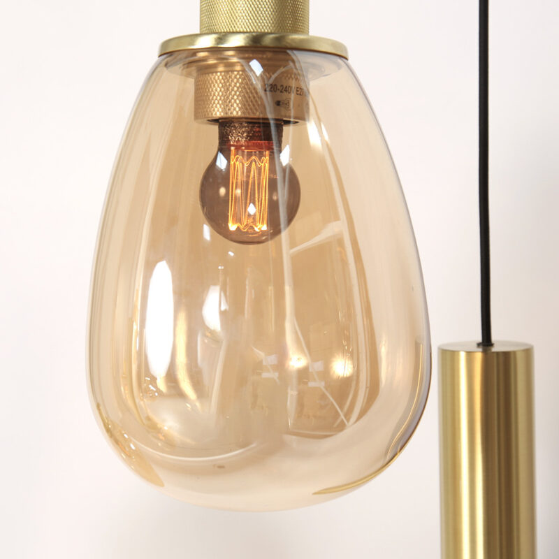 Hanglamp Reflexion 3797ME Messing met 3 lichtkokers GU10 - Afbeelding 11