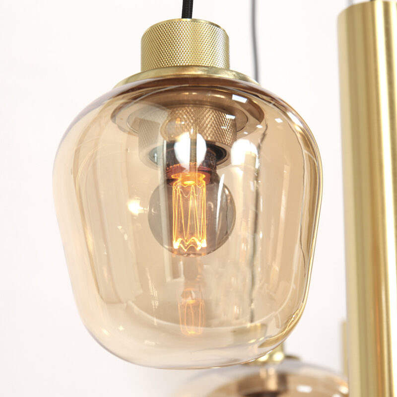 Hanglamp Reflexion 3797ME Messing met 3 lichtkokers GU10 - Afbeelding 12