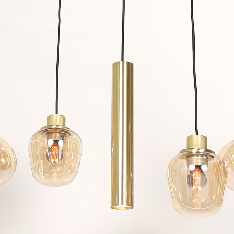 Hanglamp Reflexion 3797ME Messing met 3 lichtkokers GU10 - Afbeelding 7