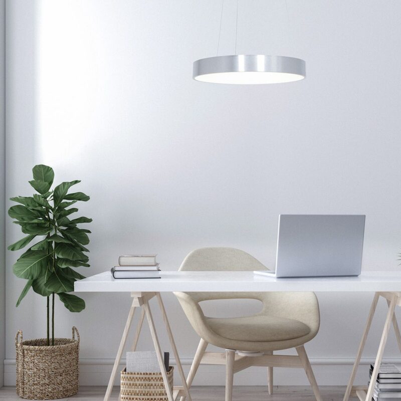 Hanglamp Ringlede 2695ZI Zilver rond 48cm - Afbeelding 4