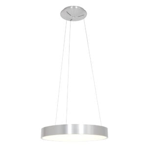 Hanglamp Ringlede 2695ZI Zilver rond 48cm
