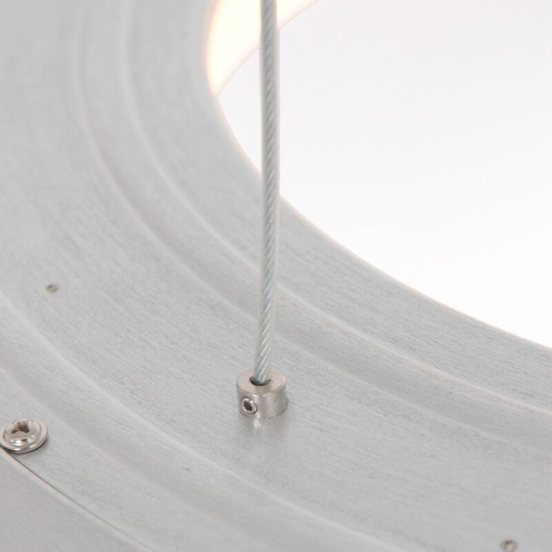 Hanglamp Ringlede 2695ZI Zilver rond 48cm - Afbeelding 5