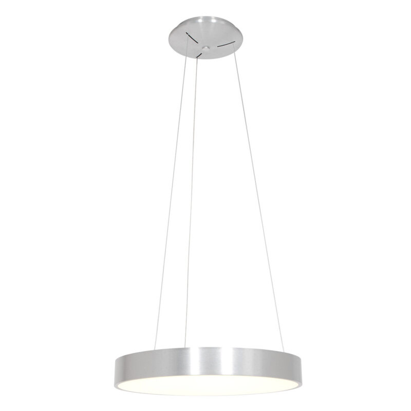 Hanglamp Ringlede 2695ZI Zilver rond 48cm