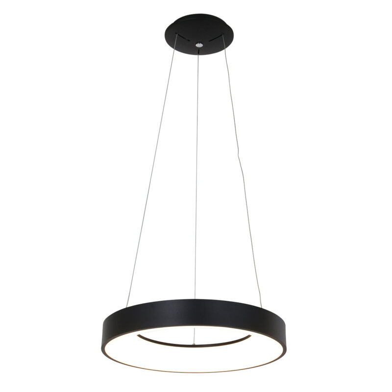 Hanglamp Ringlede 2695ZW Zwart rond 48 cm - Afbeelding 2