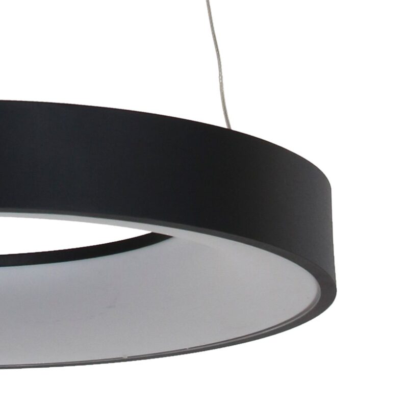 Hanglamp Ringlede 2695ZW Zwart rond 48 cm - Afbeelding 14