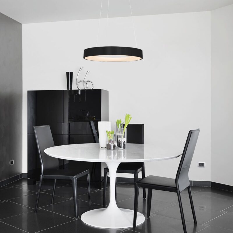 Hanglamp Ringlede 2695ZW Zwart rond 48 cm - Afbeelding 17