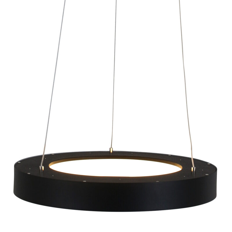 Hanglamp Ringlede 2695ZW Zwart rond 48 cm - Afbeelding 5