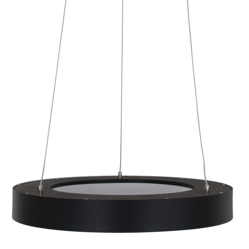 Hanglamp Ringlede 2695ZW Zwart rond 48 cm - Afbeelding 6