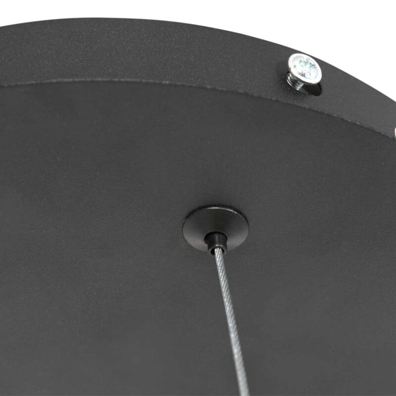 Hanglamp Ringlux 3502ZW Zwart 60cm - Afbeelding 12