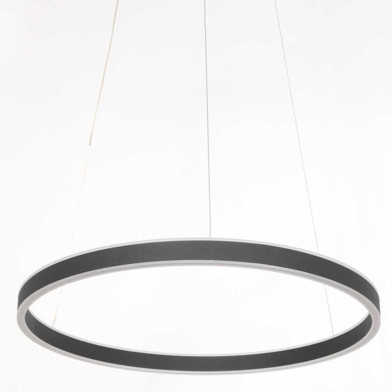 Hanglamp Ringlux 3502ZW Zwart 60cm - Afbeelding 5