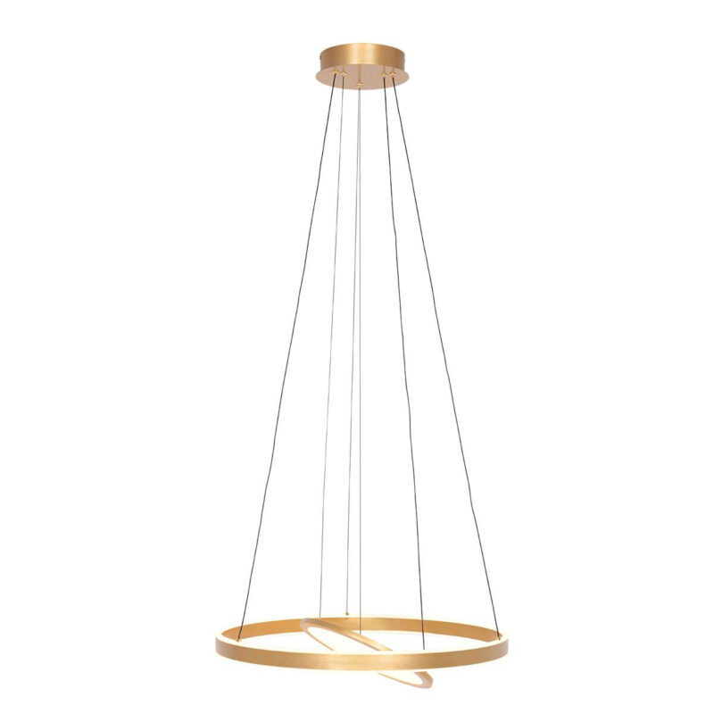 Hanglamp Ringlux 3514GO Goud 60cm met binnenplaat - Afbeelding 2