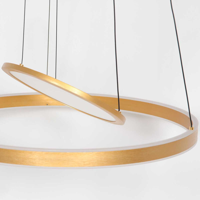 Hanglamp Ringlux 3514GO Goud 60cm met binnenplaat - Afbeelding 14