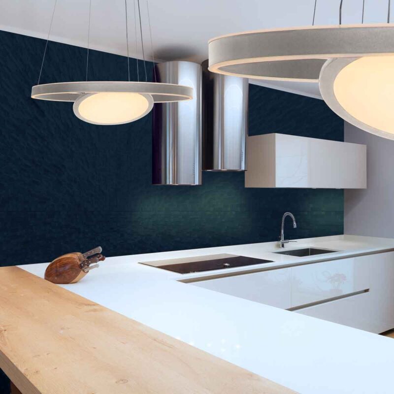 Hanglamp Ringlux 3514ST Staal 60cm met binnenplaat - Afbeelding 3