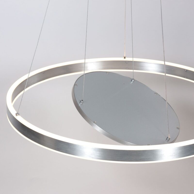 Hanglamp Ringlux 3514ST Staal 60cm met binnenplaat - Afbeelding 5
