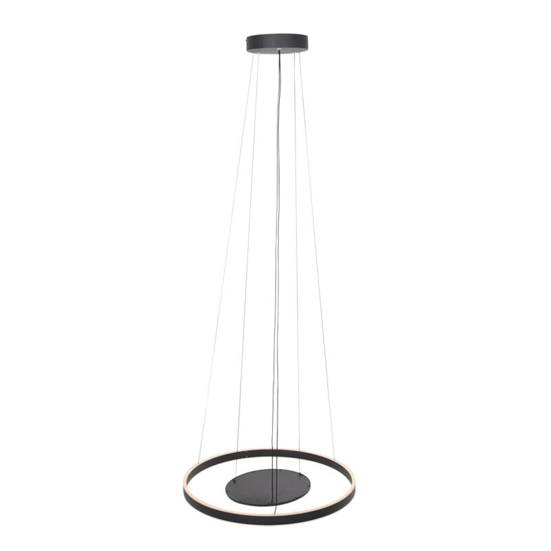 Hanglamp Ringlux 3514ZW Zwart 60cm met binnenplaat - Afbeelding 10