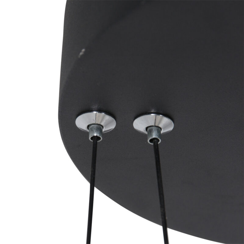 Hanglamp Ringlux 3514ZW Zwart 60cm met binnenplaat - Afbeelding 15