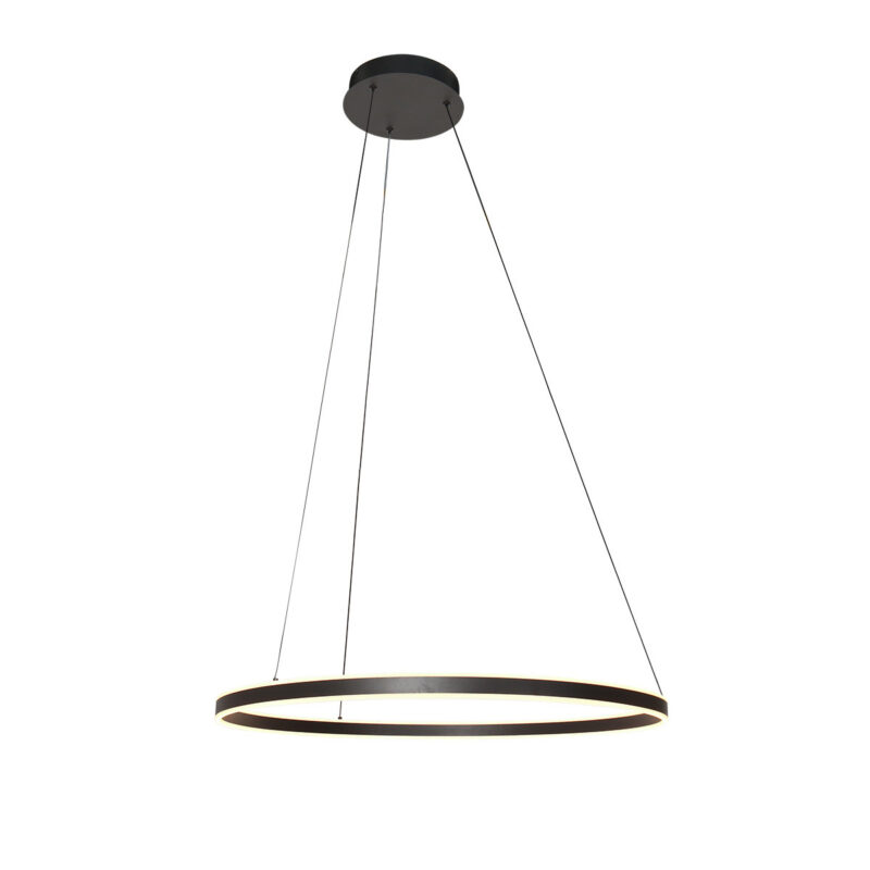 Hanglamp Ringlux 3675ZW Zwart rond 80cm 5400 Lumen - Afbeelding 9