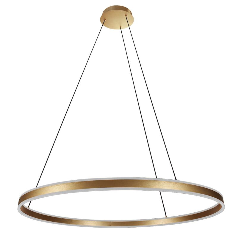 Hanglamp Ringlux 3676GO Goud rond 100cm 7200 Lumen - Afbeelding 2