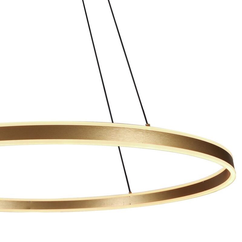 Hanglamp Ringlux 3676GO Goud rond 100cm 7200 Lumen - Afbeelding 9