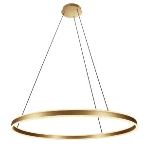Hanglamp Ringlux 3676GO Goud rond 100cm 7200 Lumen
