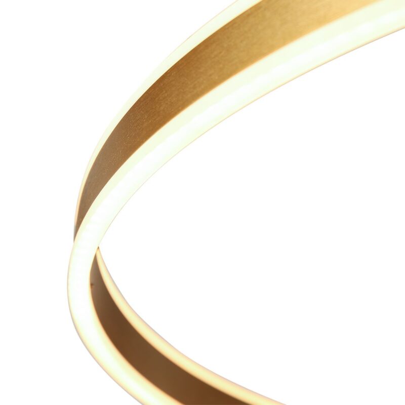 Hanglamp Ringlux 3676GO Goud rond 100cm 7200 Lumen - Afbeelding 4