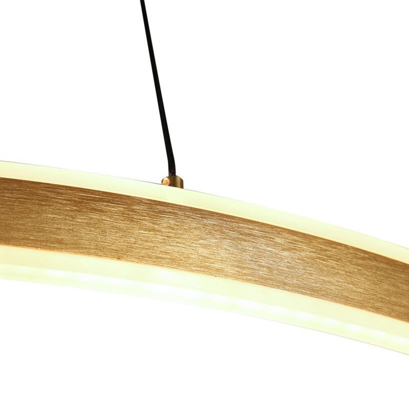 Hanglamp Ringlux 3676GO Goud rond 100cm 7200 Lumen - Afbeelding 5