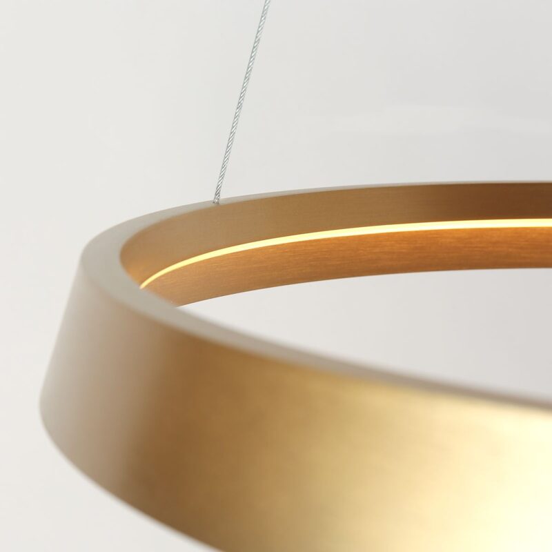 Hanglamp Ringlux 3692GO Goud Ø60 4000 Lumen - Afbeelding 4