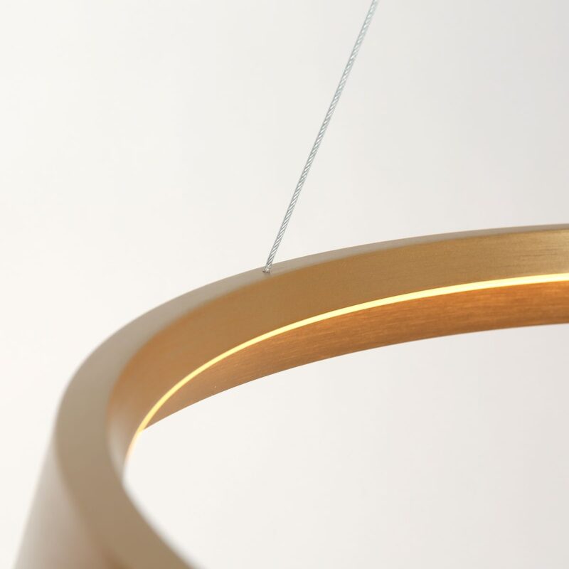 Hanglamp Ringlux 3692GO Goud Ø60 4000 Lumen - Afbeelding 6