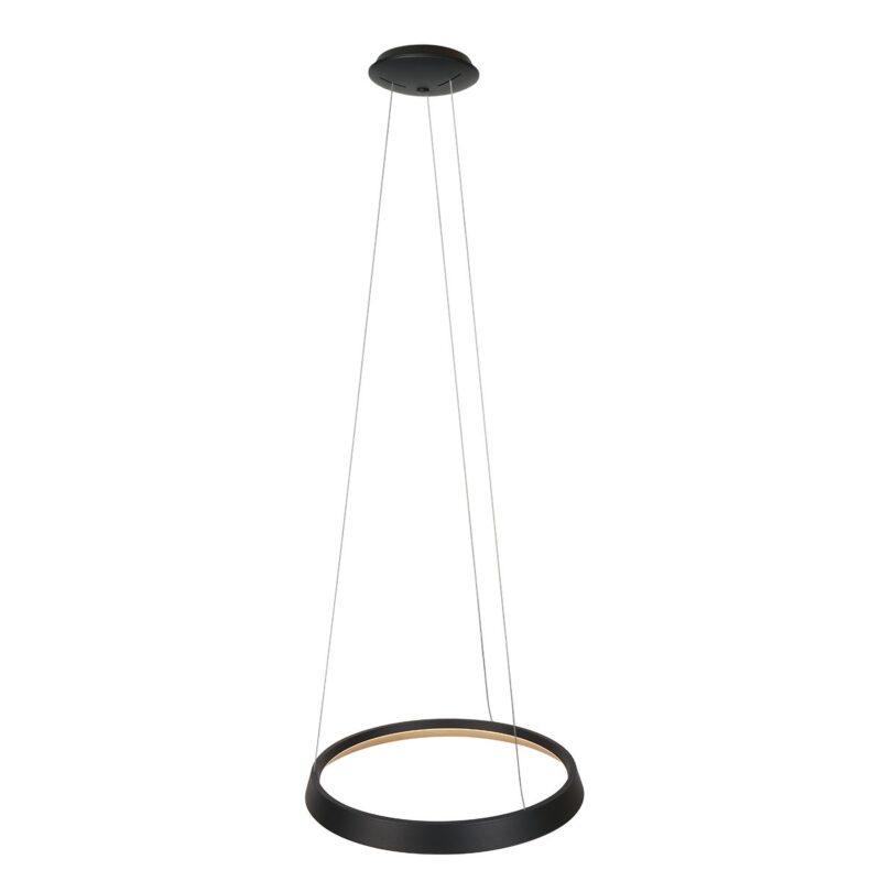 Hanglamp Ringlux 3692ZW Zwart Ø60 4000 Lumen - Afbeelding 9