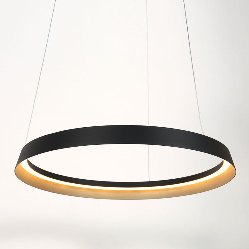 Hanglamp Ringlux 3692ZW Zwart Ø60 4000 Lumen - Afbeelding 10