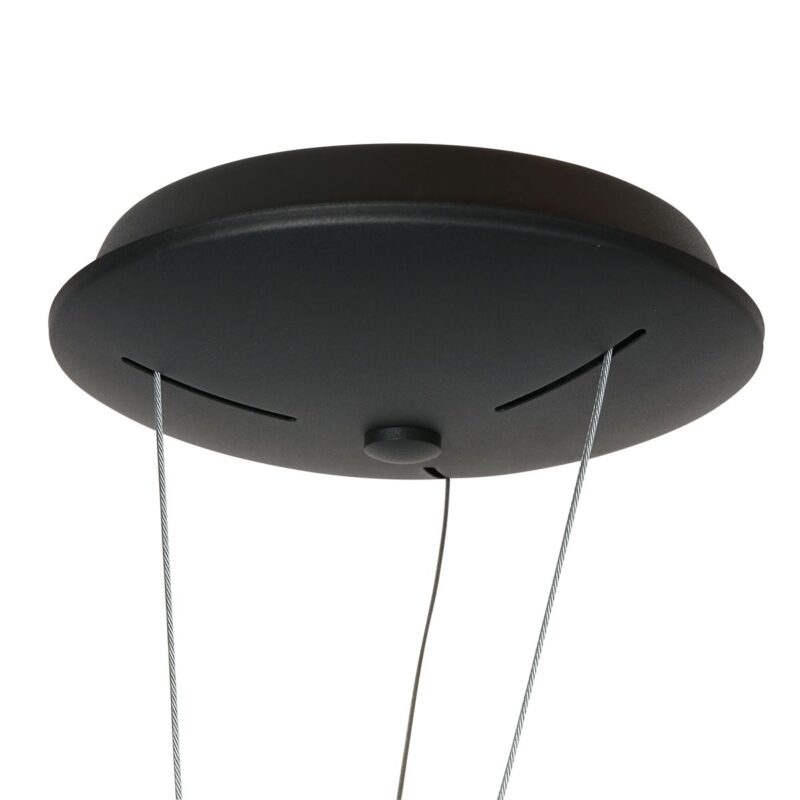 Hanglamp Ringlux 3692ZW Zwart Ø60 4000 Lumen - Afbeelding 12