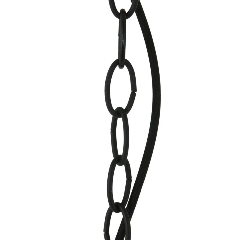 Hanglamp Semicirkel 2556ZW Zwart 2 lichts met E27 fitting - Afbeelding 12