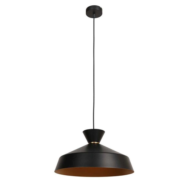 Hanglamp Skandina 3682ZW Zwart met goud - Afbeelding 2