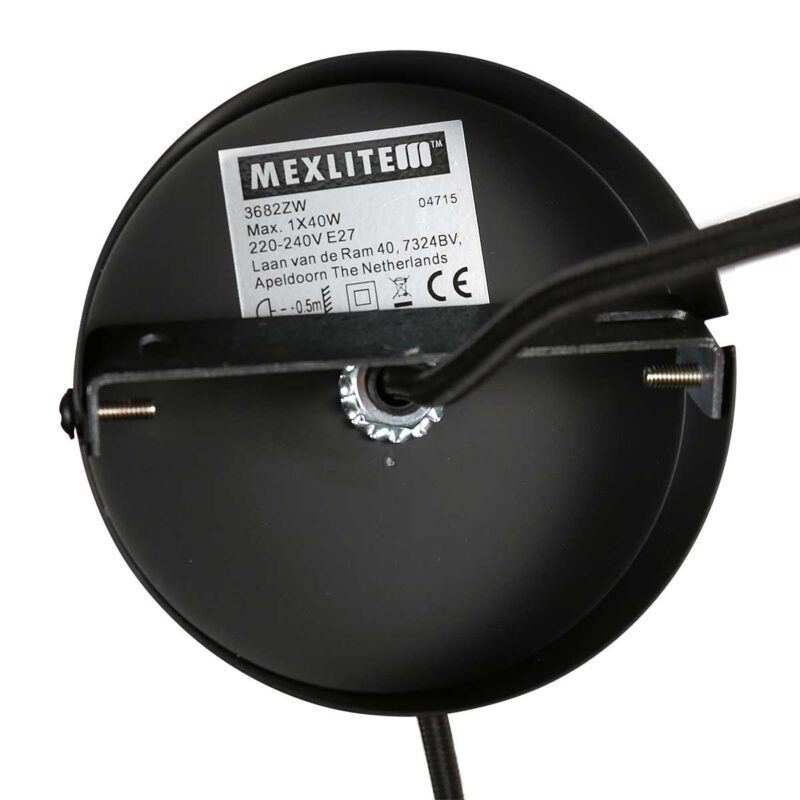 Hanglamp Skandina 3682ZW Zwart met goud - Afbeelding 14