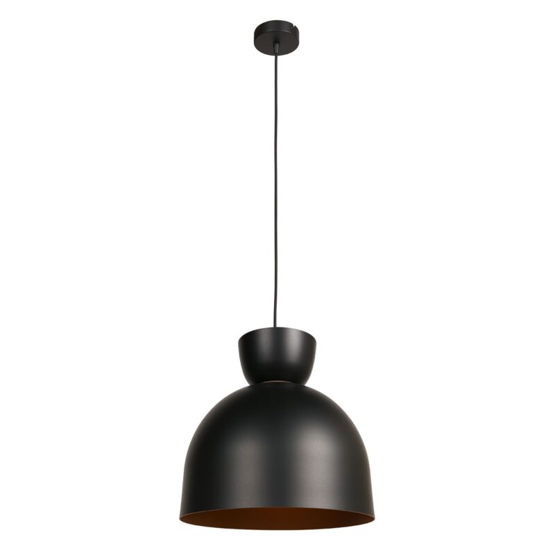 Hanglamp Skandina 3683ZW Zwart met goud - Afbeelding 2