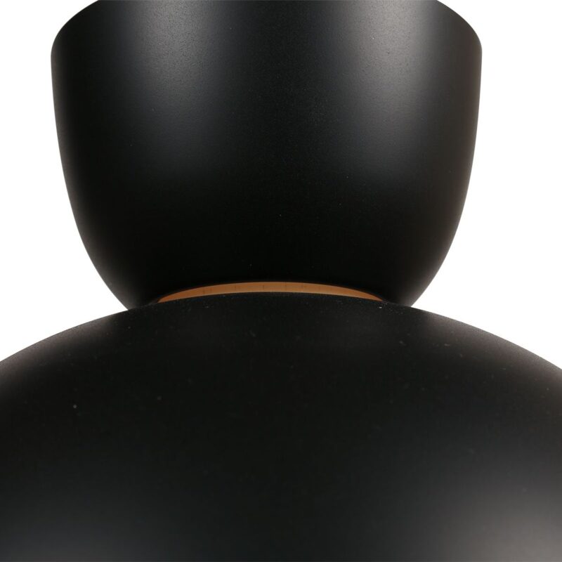 Hanglamp Skandina 3683ZW Zwart met goud - Afbeelding 3
