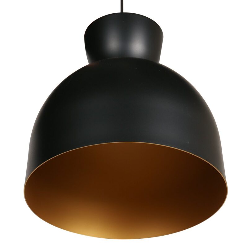 Hanglamp Skandina 3683ZW Zwart met goud - Afbeelding 4