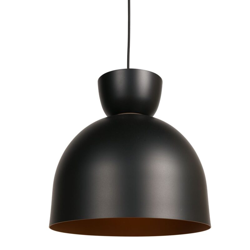Hanglamp Skandina 3683ZW Zwart met goud