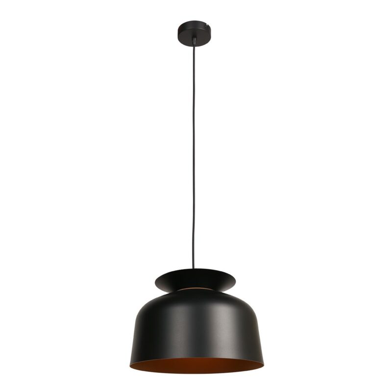 Hanglamp Skandina 3684ZW Zwart met goud - Afbeelding 2