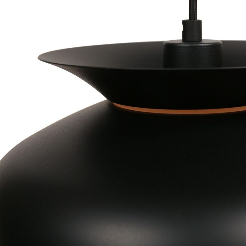 Hanglamp Skandina 3684ZW Zwart met goud - Afbeelding 10
