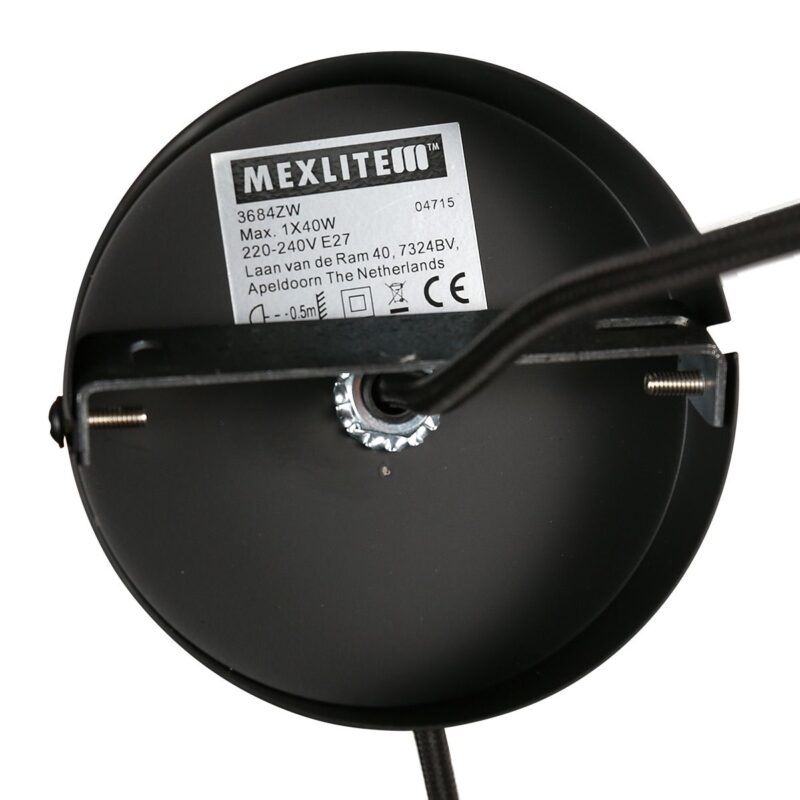 Hanglamp Skandina 3684ZW Zwart met goud - Afbeelding 14